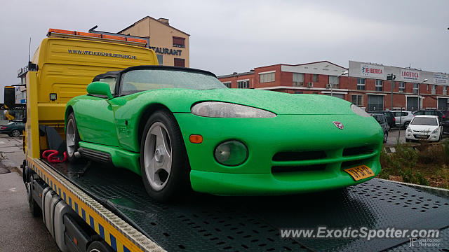 Dodge Viper spotted in Fornells, Spain