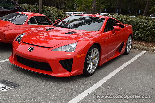 Lexus LFA spotted in Monterey, California