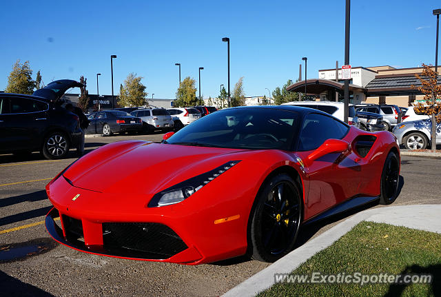 Ferrari 488 GTB spotted in Edmonton, Canada