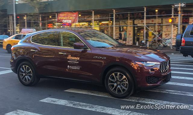 Maserati Levante spotted in Manhattan, New York