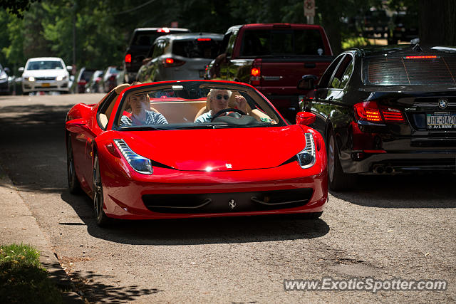 Ferrari 458 Italia spotted in Pittsburgh, Pennsylvania