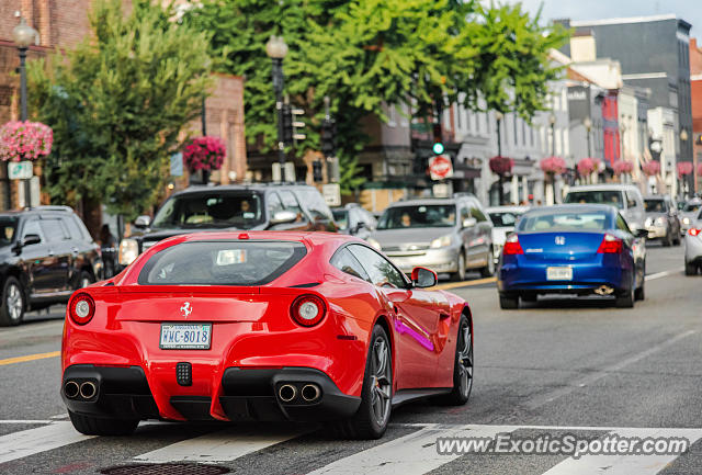 Ferrari F12 spotted in Arlington, Virginia