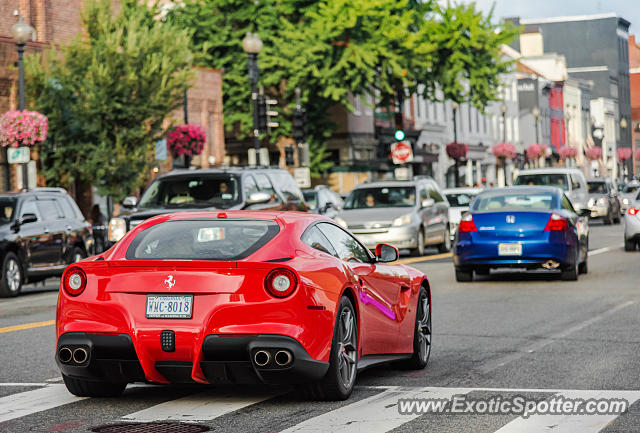 Ferrari F12 spotted in Arlington, Virginia