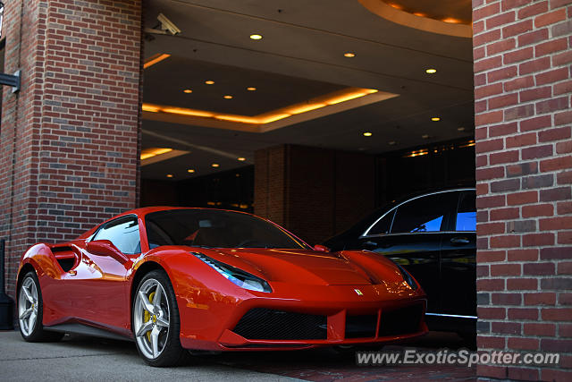 Ferrari 488 GTB spotted in Boston, Massachusetts