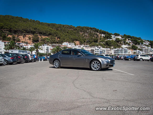 Maserati Quattroporte spotted in L'Estartit, Spain