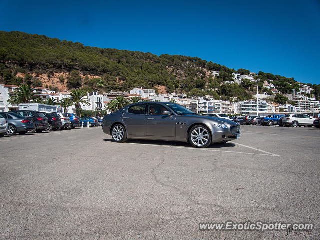 Maserati Quattroporte spotted in L'Estartit, Spain