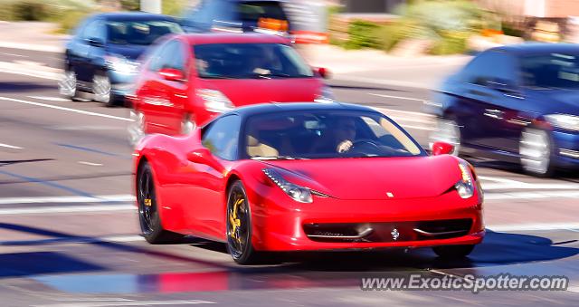 Ferrari 458 Italia spotted in Scottsdale, Arizona