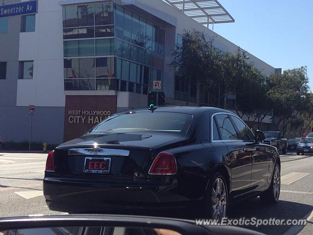 Rolls-Royce Ghost spotted in Hollywood, California