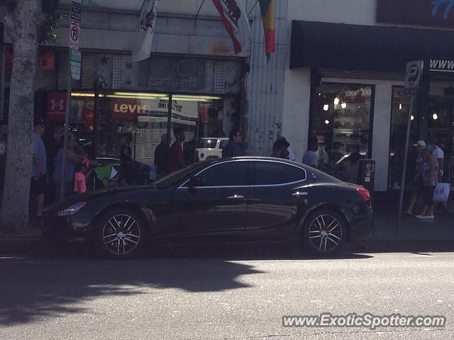 Maserati Ghibli spotted in Hollywood, California