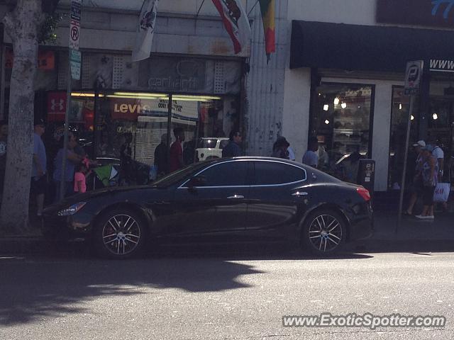 Maserati Ghibli spotted in Hollywood, California