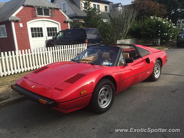 Ferrari 308 spotted in Marthas Vineyard, Massachusetts