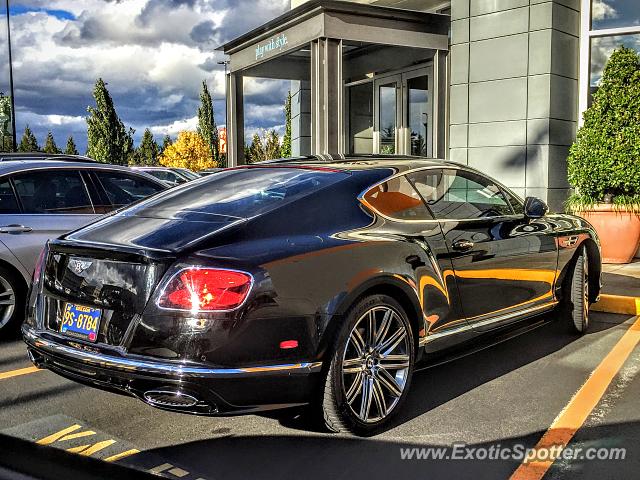 Bentley Continental spotted in Tualatin, Oregon