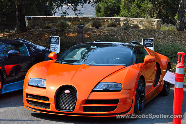Bugatti Veyron spotted in Carmel Valley, California