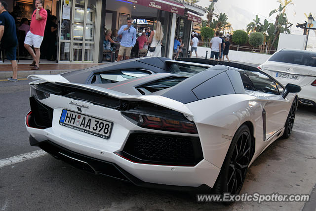 Lamborghini Aventador spotted in Puerto Banus, Spain
