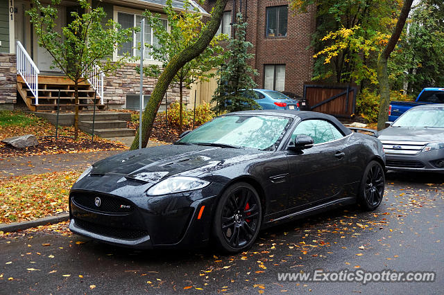 Jaguar XKR-S spotted in Edmonton, Canada