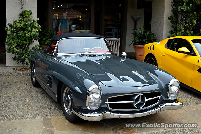 Mercedes 300SL spotted in Pebble Beach, California
