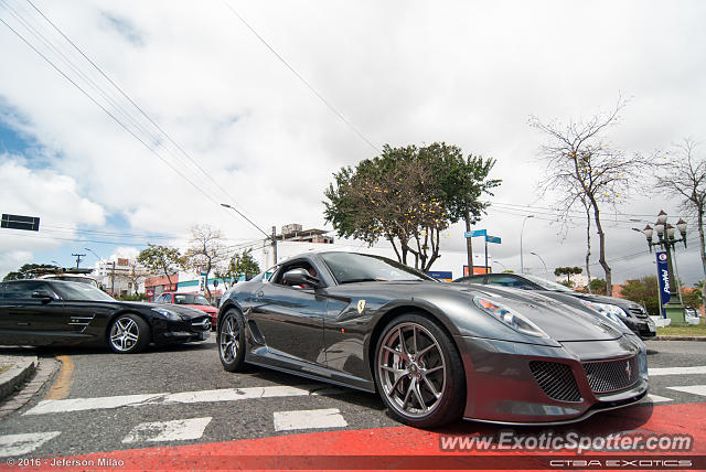 Ferrari 599GTO spotted in Curitiba, Brazil