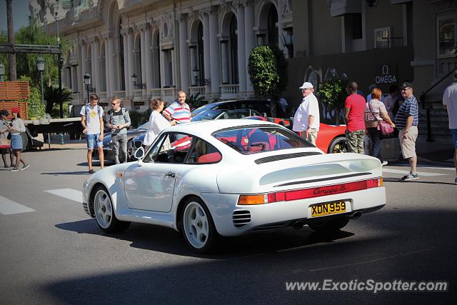 Porsche 959 spotted in Monaco, Monaco