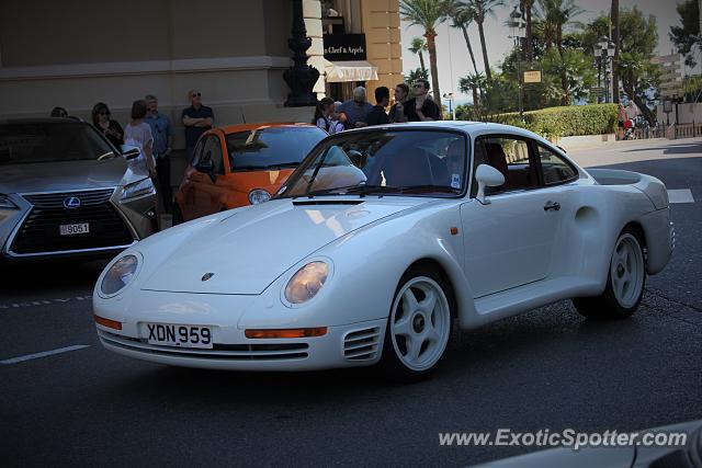 Porsche 959 spotted in Monaco, Monaco