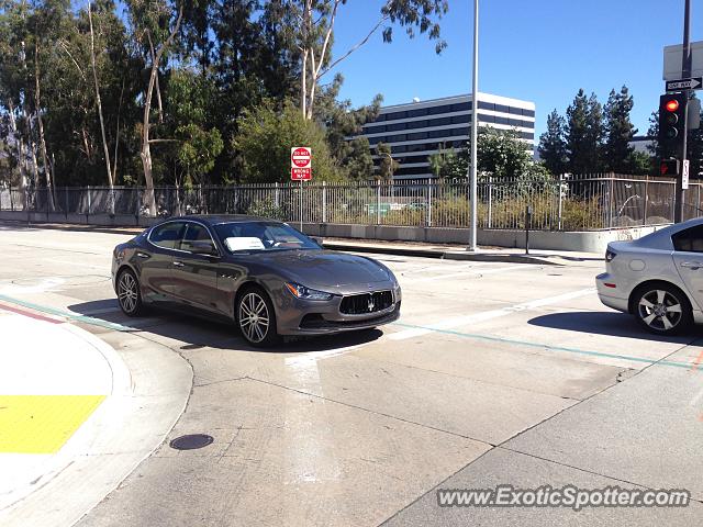 Maserati Ghibli spotted in Pasadena, California