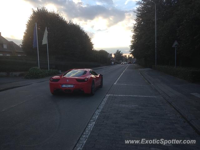 Ferrari 458 Italia spotted in Ingelmunster, Belgium