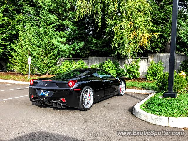 Ferrari 458 Italia spotted in Portland, Oregon