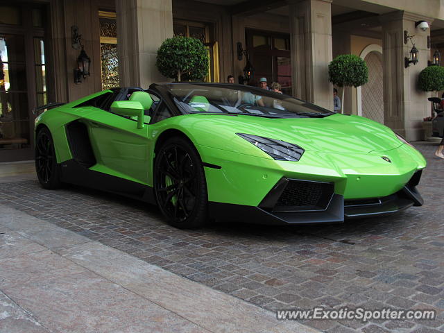 Lamborghini Aventador spotted in Beverly Hills, California