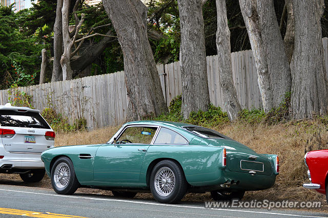 Aston Martin DB4 spotted in Carmel Highlands, California