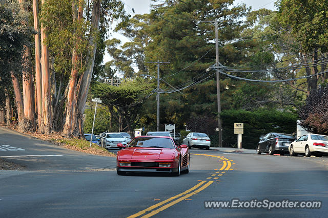 Ferrari Testarossa spotted in Monterey, California