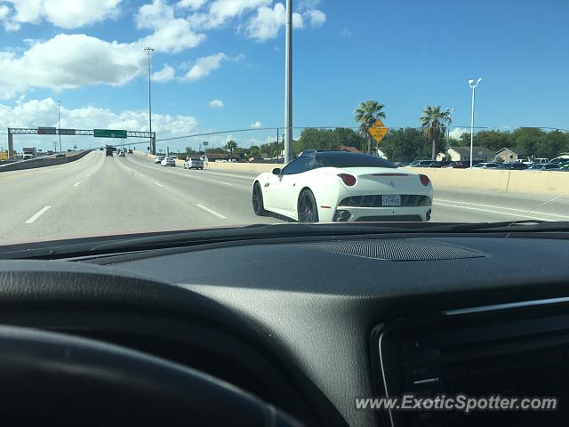 Ferrari California spotted in Corpus Christi, Texas