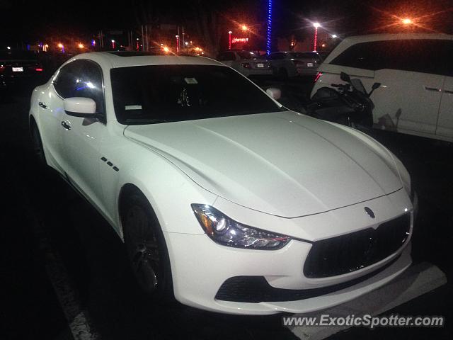 Maserati Ghibli spotted in Arcadia, California