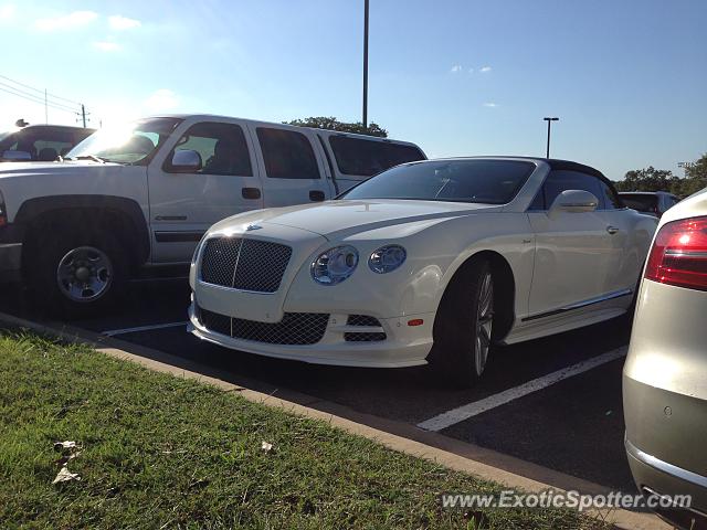 Bentley Continental spotted in Austin, Texas