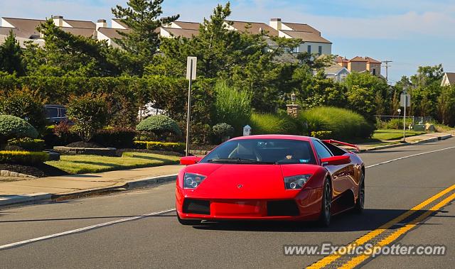 Lamborghini Murcielago spotted in Monmouth Beach, New Jersey