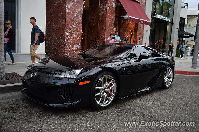 Lexus LFA spotted in Beverly Hills, California