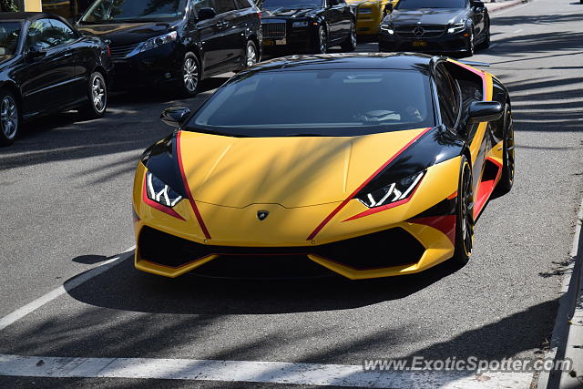 Lamborghini Huracan spotted in Beverly Hills, California