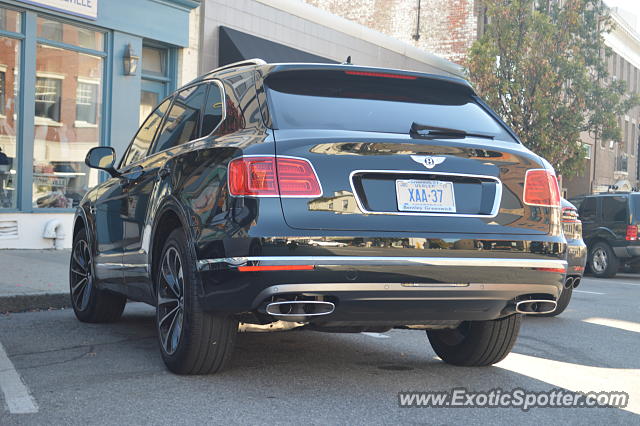 Bentley Bentayga spotted in Greenwich, Connecticut