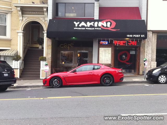 Maserati GranTurismo spotted in San Francisco, California