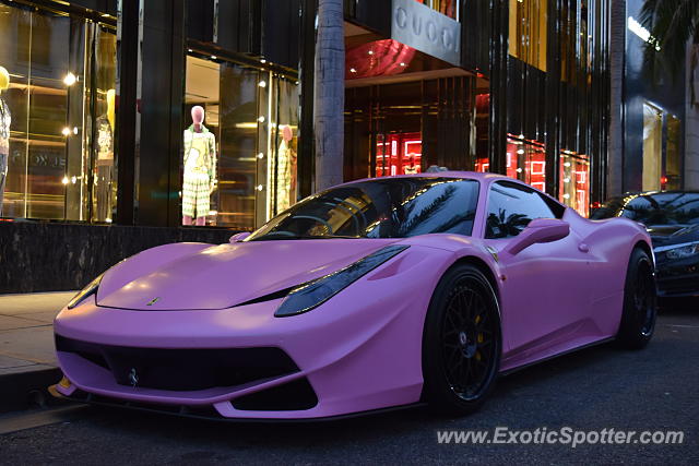 Ferrari 458 Italia spotted in Beverly Hills, California
