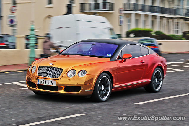 Bentley Continental spotted in Brighton, United Kingdom