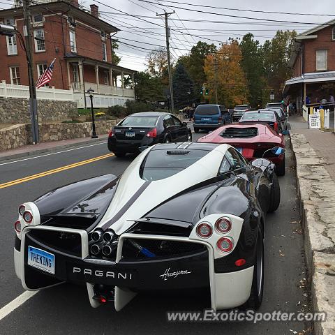 Pagani Huayra spotted in Newtown, Connecticut