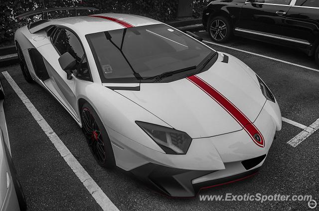 Lamborghini Aventador spotted in Genting Highland, Malaysia