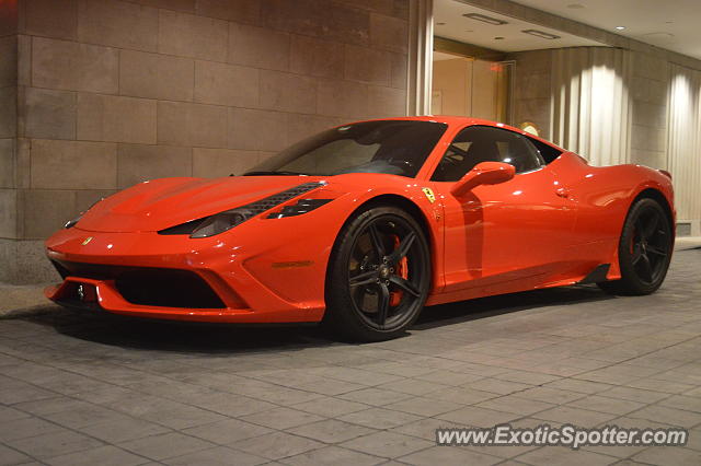 Ferrari 458 Italia spotted in Manhattan, New York