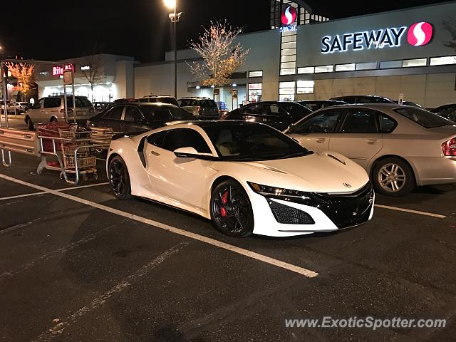 Acura NSX spotted in Bellevue, Washington