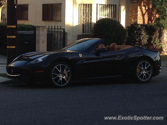 Ferrari California spotted in Monterey Park, California