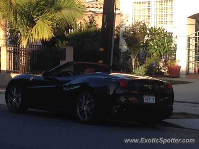 Ferrari California spotted in Monterey Park, California