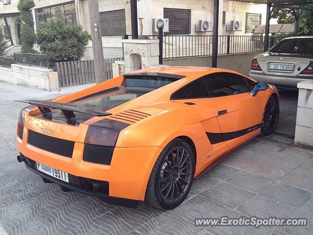 Lamborghini Gallardo spotted in Amman, Jordan