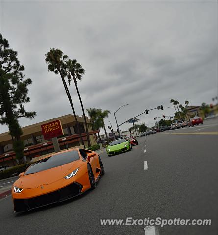 Lamborghini Huracan spotted in Costa Mesa, California
