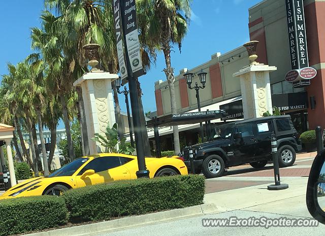 Ferrari 458 Italia spotted in Jacksonville, Florida
