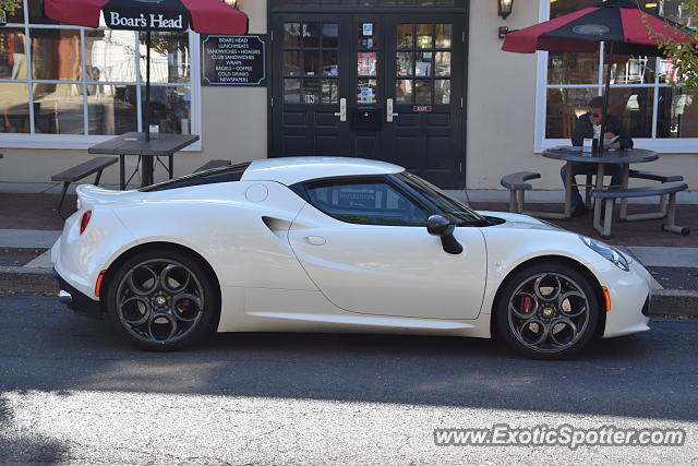 Alfa Romeo 4C spotted in Doylestown, Pennsylvania