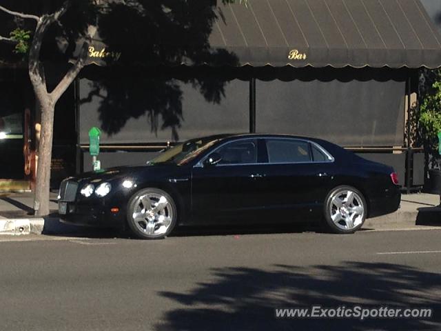 Bentley Flying Spur spotted in Beverly Hills, California